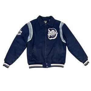 Stall & Dean Vintage Detroit Stars Negro League Baseball Jacket US Mens XL